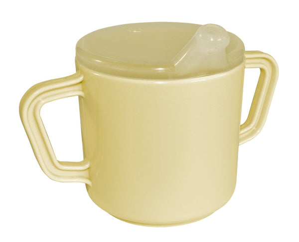 Drinking Mug 2 Handles Ivory