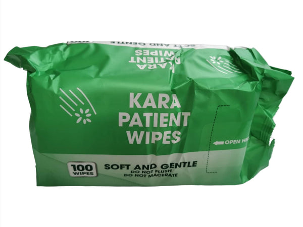 Kara Dry Patient Wipes 100Pack | Super soft |