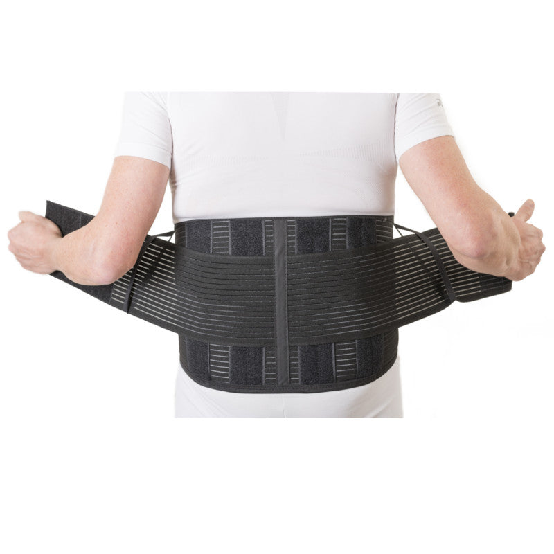 Double Pull Lumbar Support Belt - Black