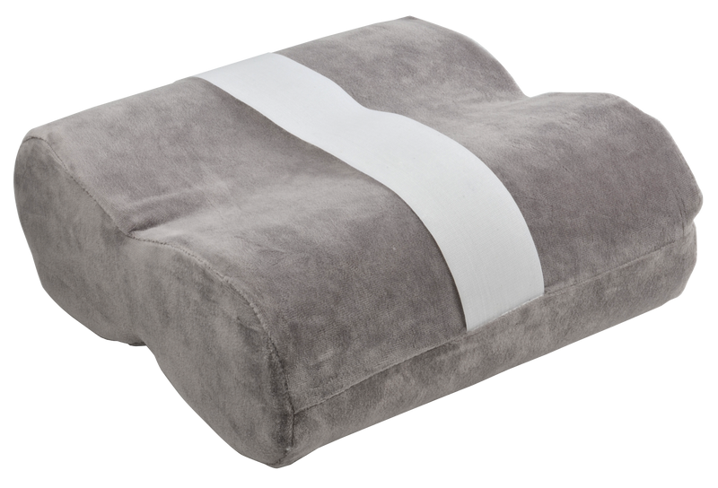 Leg Pillow Viscoelastic Velcro Fixation Band Grey