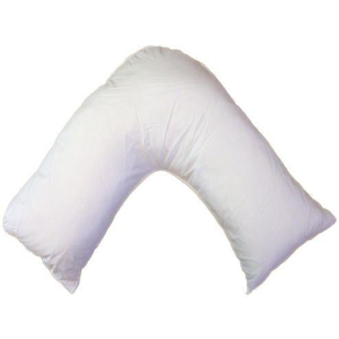 Back Rest V Pillow White