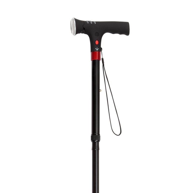 Adjustable Walking Stick with light and alarm