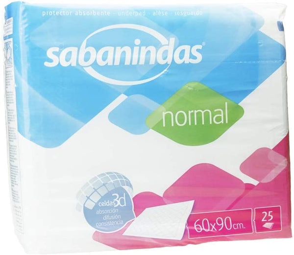 Incontinence Disposable Bed & Chair Pads 60 x 90cm Sabanindas - Underpads