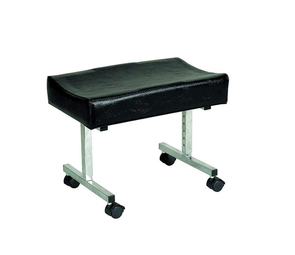 Leg Rest/Footstool with Cushion | Adjustable Height | With or Without Wheels