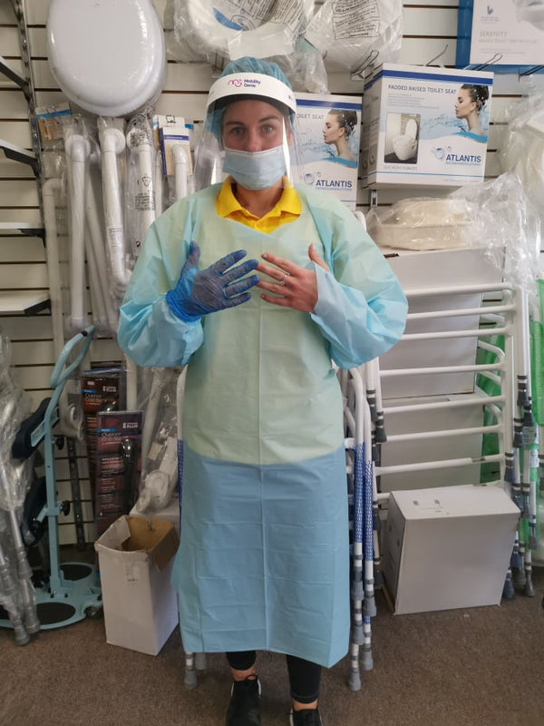 Disposable Long Sleeve Gowns with Thumb Loop | PPE