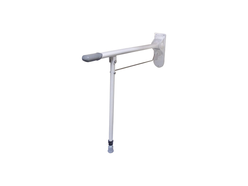Deluxe Drop Down Grab Rail With Adjustable Leg