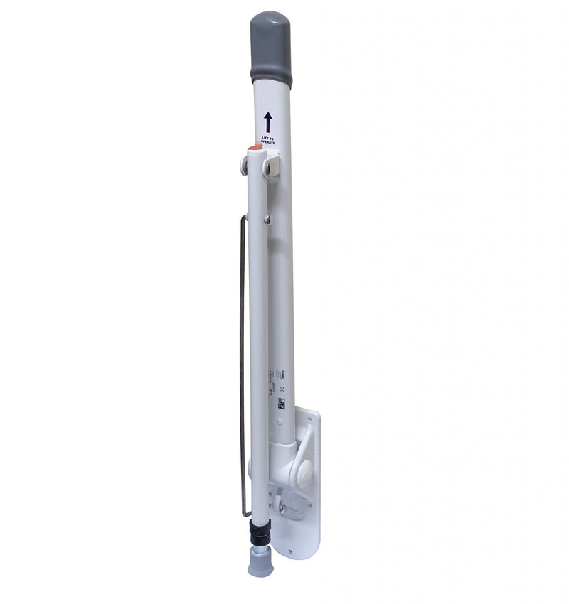 Deluxe Drop Down Grab Rail With Adjustable Leg
