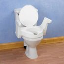 Raised Toilet Seat with Handles