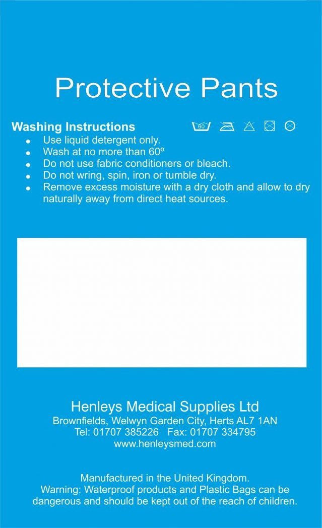 Washable Incontinence Pants- Unisex