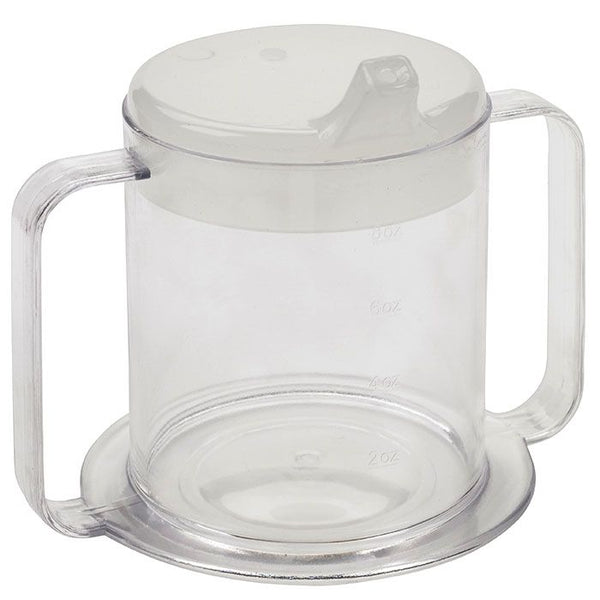 Transparent Drinking Mug 2 Handles