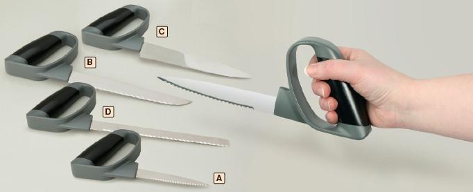 Reflex Comfort Grip Food Preparation Knives