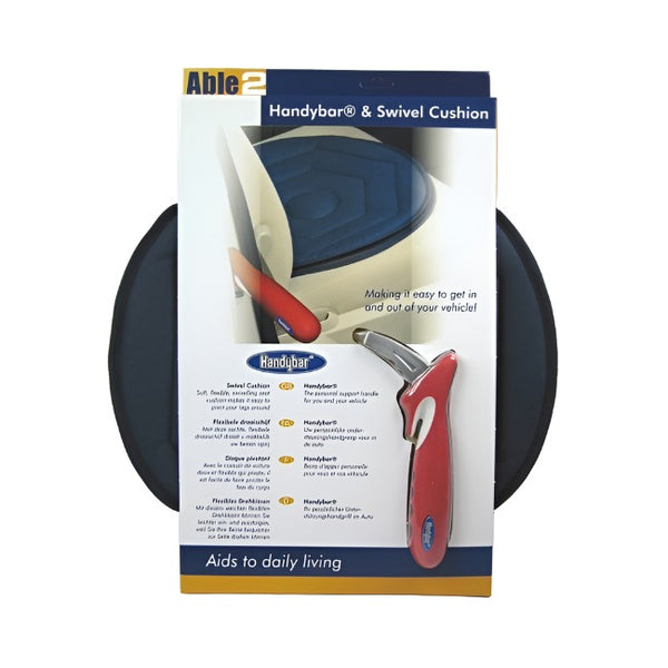 Auto Mobility Combo Pack - HandyBar and Swivel Seat Cushion