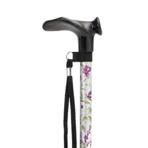 Contoured Grip Adjustable Height Walking Stick