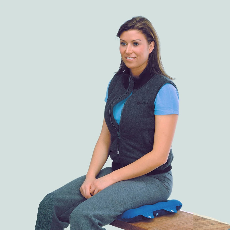 Inflatable clearance stadium seat