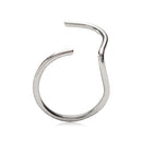 NATURAL TITANIUM Nose Ring 8 mm - Skin Friendly Nose Jewellery Ireland