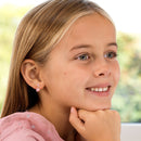 MEDICAL PLASTIC Pendant Butterfly 4/5 mm, Light rose - Skin Friendly Earrings Ireland