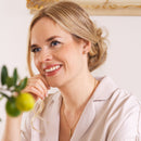 GOLDEN TITANIUM Pendant Brilliance Curved 10mm - Skin Friendly Earrings Ireland