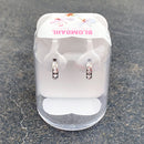 NATURAL TITANIUM Pendant Brilliance Curved 10 mm - Skin Friendly Earrings Ireland