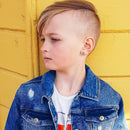 GOLDEN TITANIUM Brilliance Puck 8 mm, Crystal- Skin Friendly Earrings Ireland