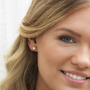 NATURAL TITANIUM Pearl 6 mm - Skin Friendly Earrings Ireland