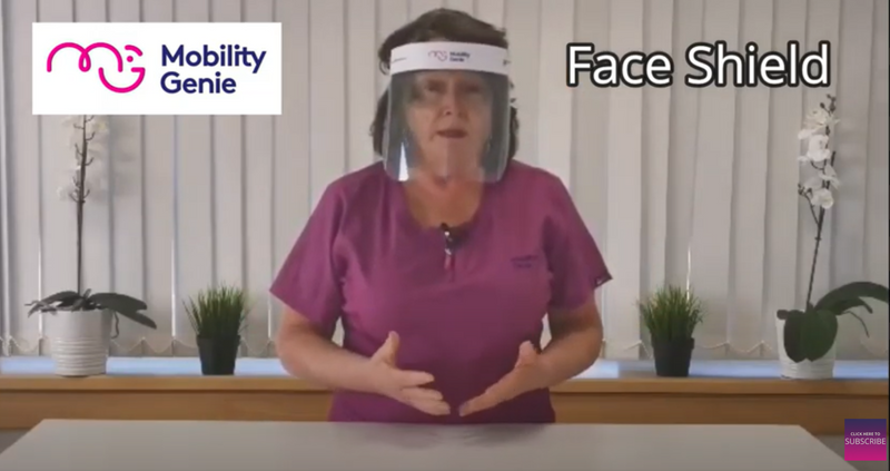 Face Shield from MobilityGenie Ireland PPE